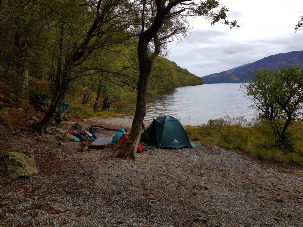 Wildcampen am Loch Lomond