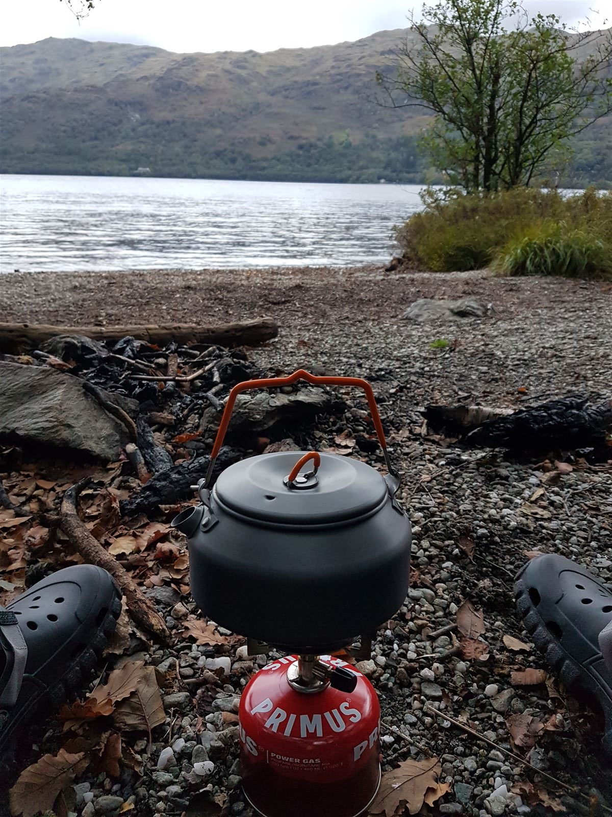 Kochen am Loch Lomond