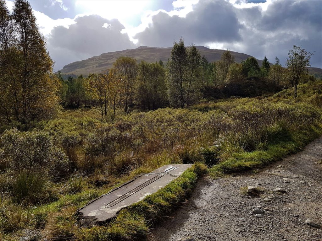 Das Schwert von Robert the Bruce auf dem West Highland Way