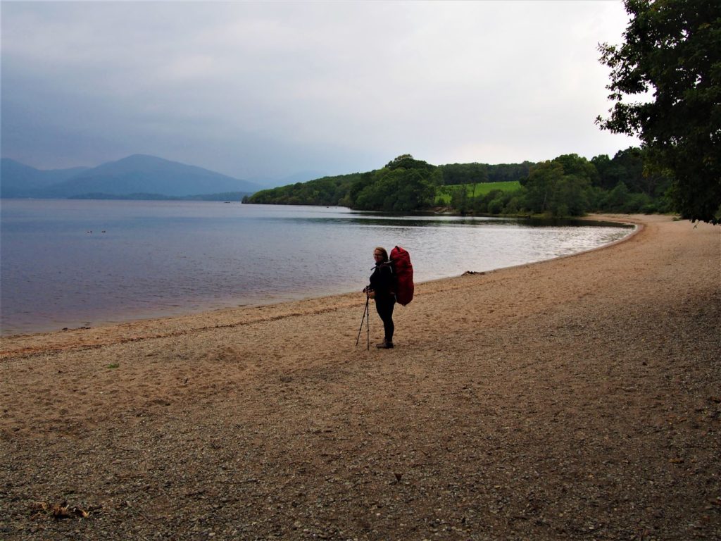 Am Ufer des Loch Lomond auf dem West Highland Way