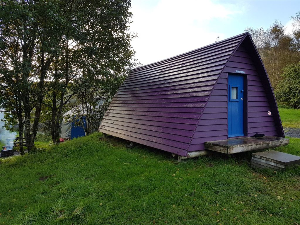 Unser Hobbit-Hüttchen auf dem West Highland Way