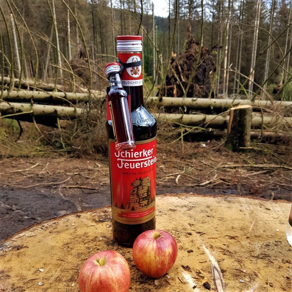Wegzehrung auf dem Weg zum Brocken.
