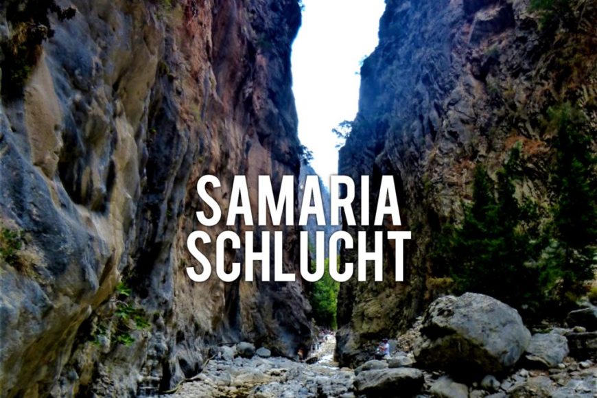 Samaria-Schlucht Titel