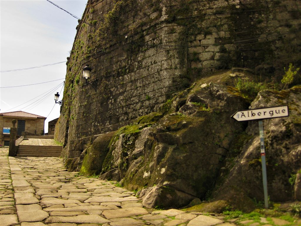 Herberge in Padron auf dem Camino Portugues