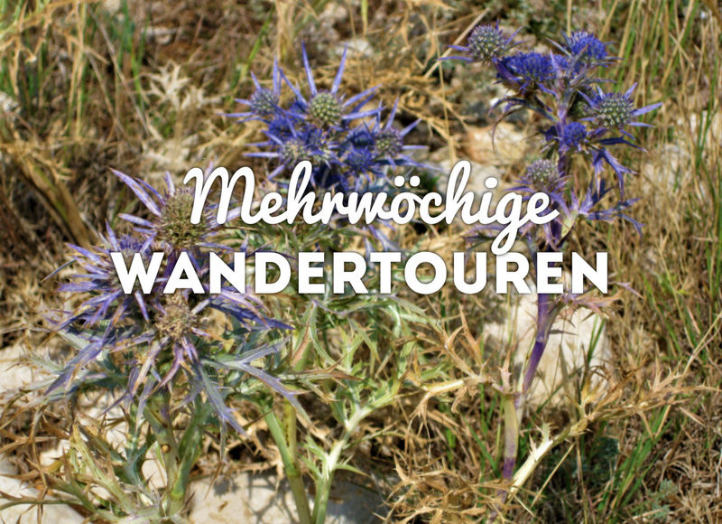 Titel - mehrwöchige Wandertouren in Deutschland und Europa