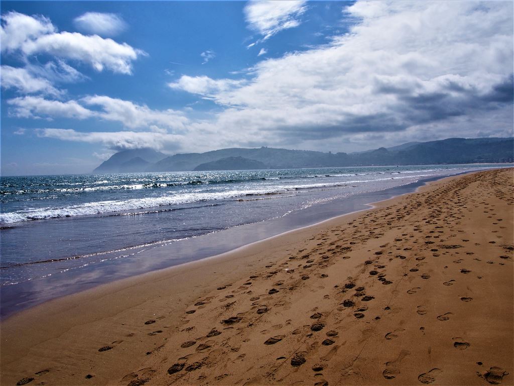 Pilgern am Strand