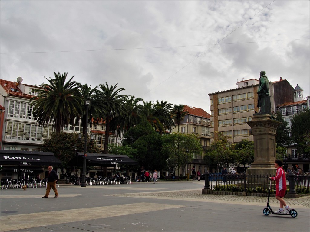 Plaza in Ferrol - Camino Inglés