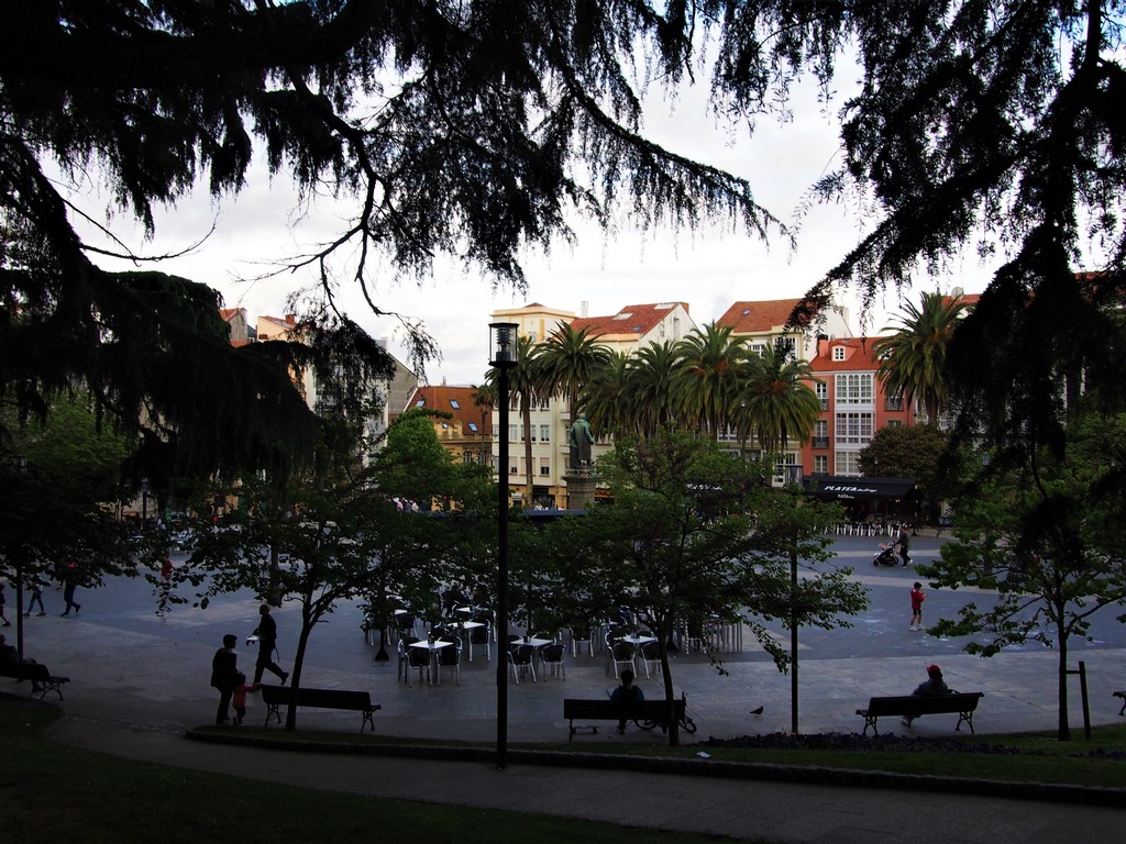Plaza in Ferrol - Camino Inglés