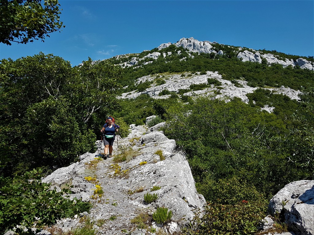 Auf dem Weg nach Baske Ostarije - Premužić Trail