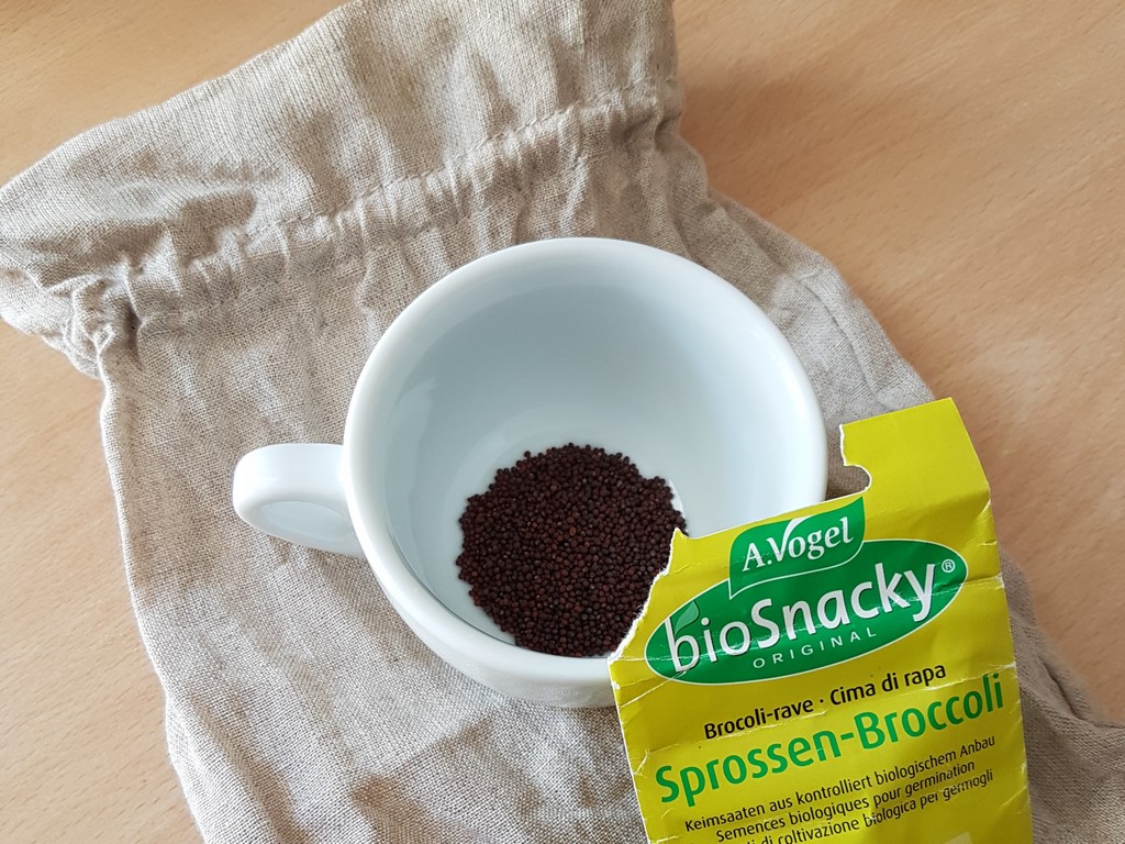 Sprossen und Sprossensäckchen - Sprossen beim Trekking 