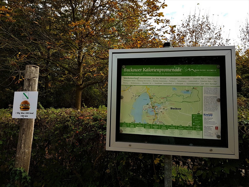 Buckower Kalorienpromenade - Märkische Schweiz