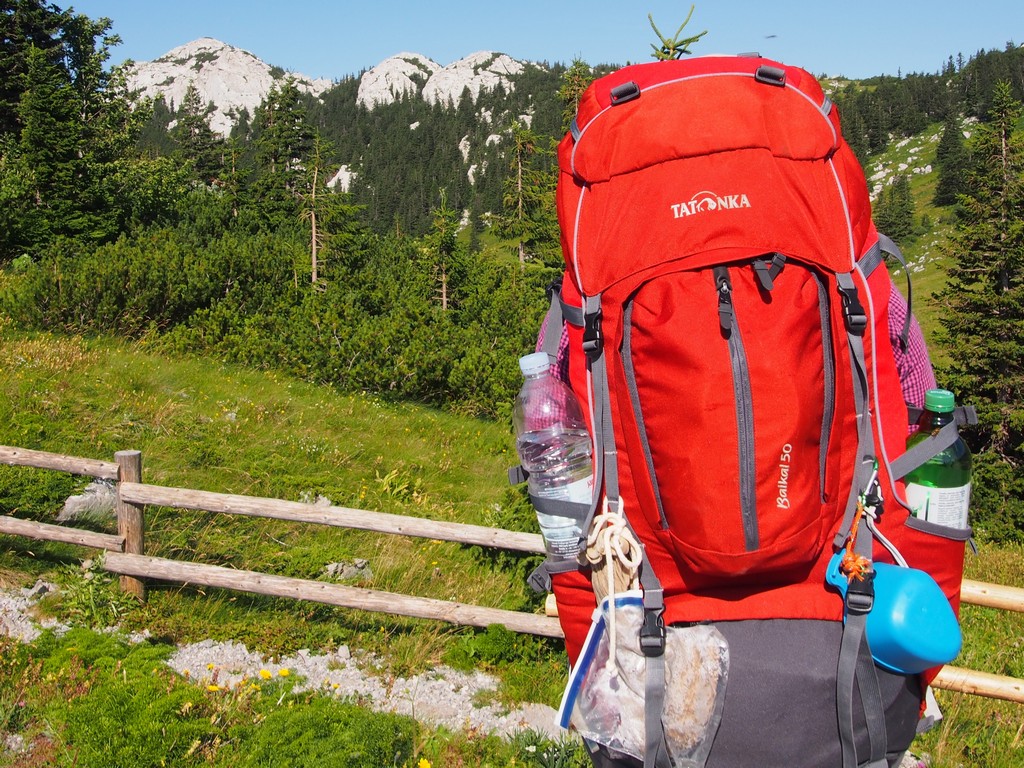 Die Ziploc-Tüte schützt vorm Austrocknen - Sprossen beim Trekking