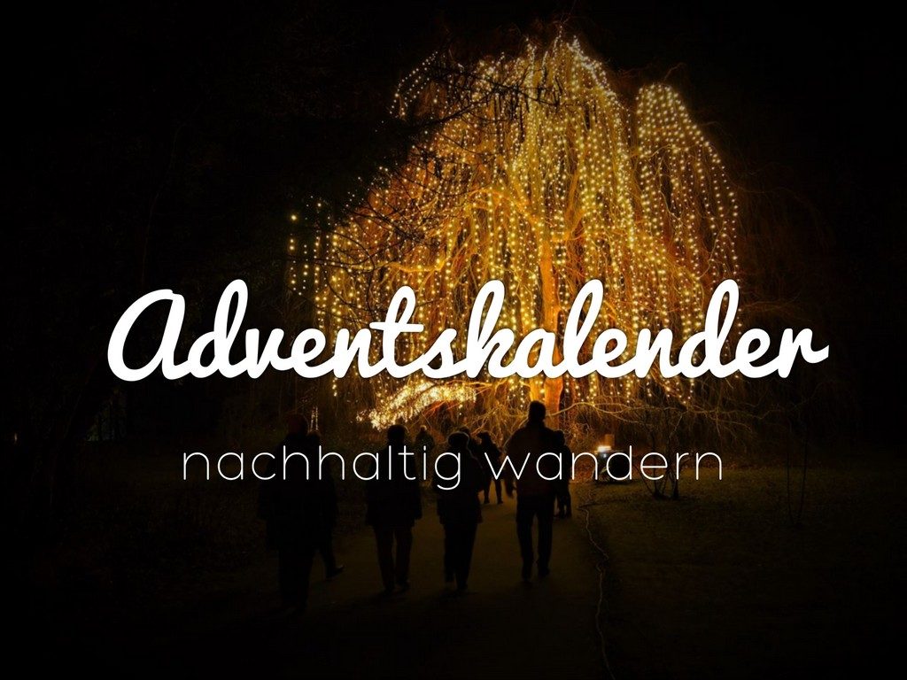 Adventskalender - nachhaltig wandern