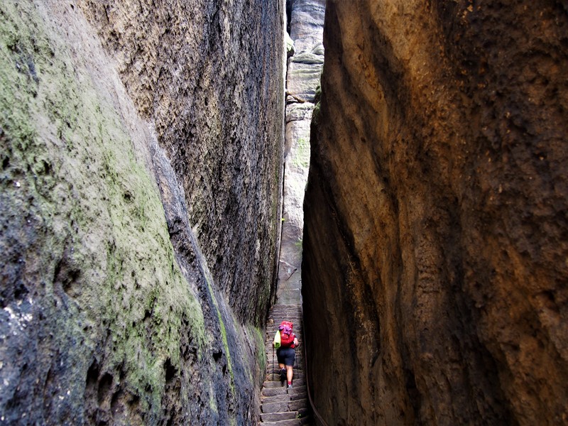Klammweg auf den Pfaffenstein