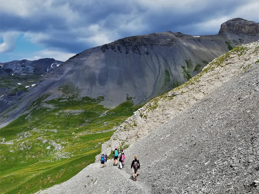 Auf der Wanderung zum Gletscher Plaine Morte 2