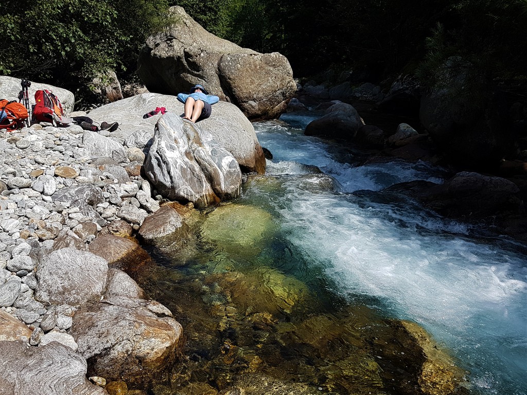 Pause am Fluss