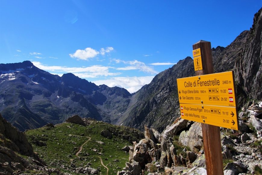 Auf dem Colle di Fenestrelle