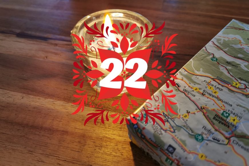 Geschenke nachhaltig verpacken Wanderkarten