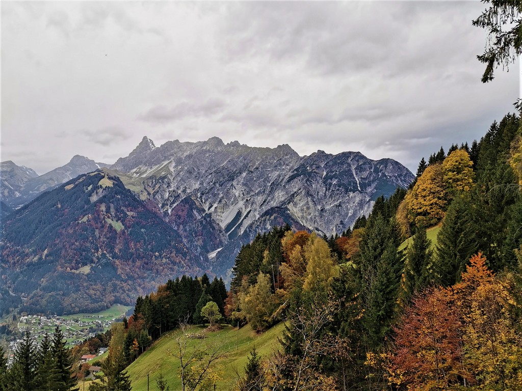 Blick auf Montafoner Berge