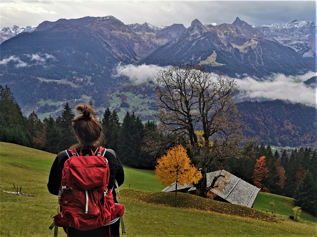 Blick ins Tal - Wandern im Montafon