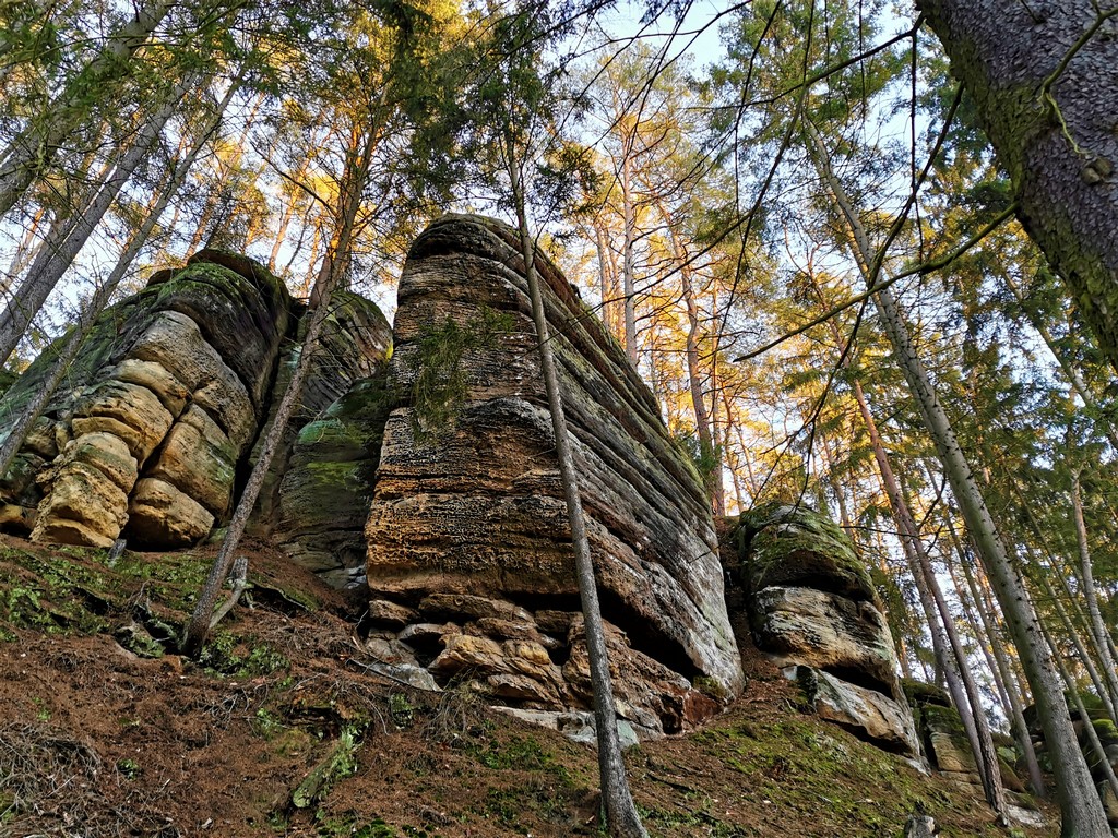 Ein bisschen wie in der Sächsischen Schweiz