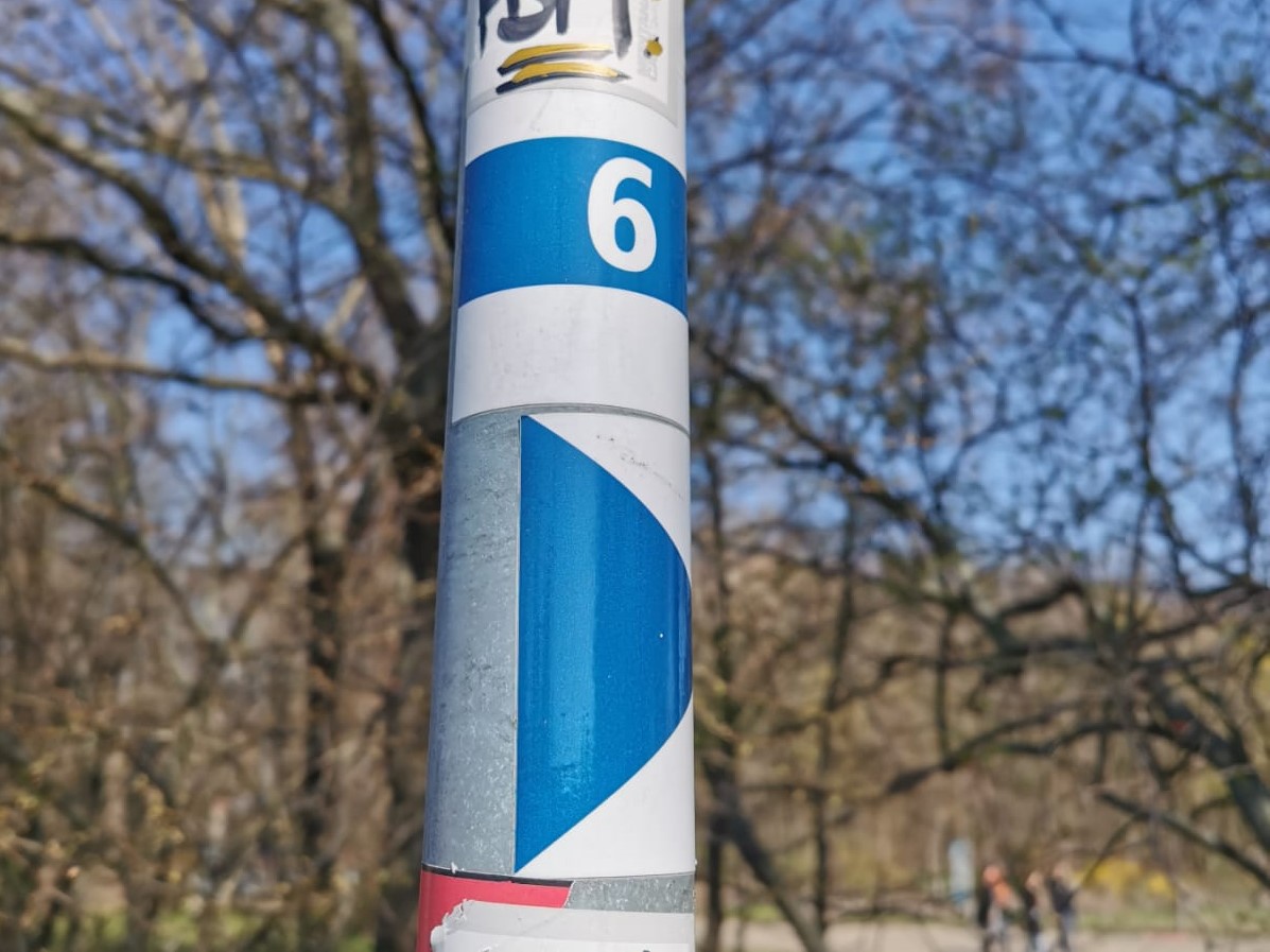 Markierung Grüne Hauptwege Berlin