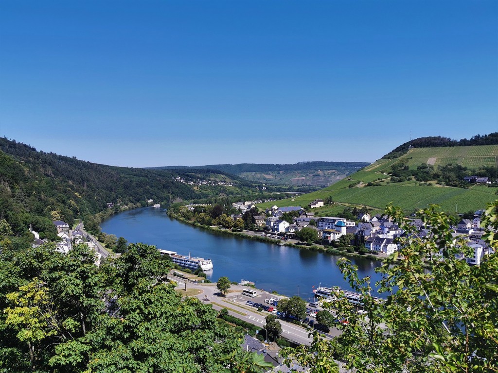 Die Mosel in Traben-Trarbach