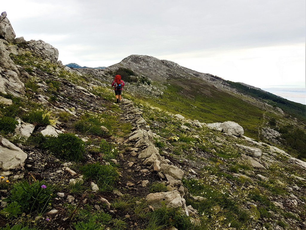 Wandern in den kroatischen Bergen