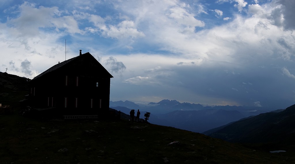 Hütte Alpenüberquerung