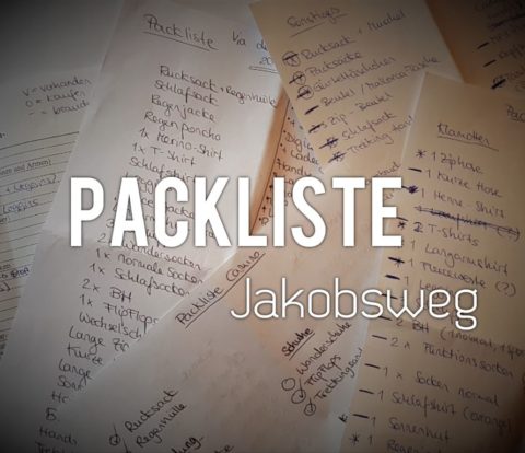 Packliste Jakobsweg Camino