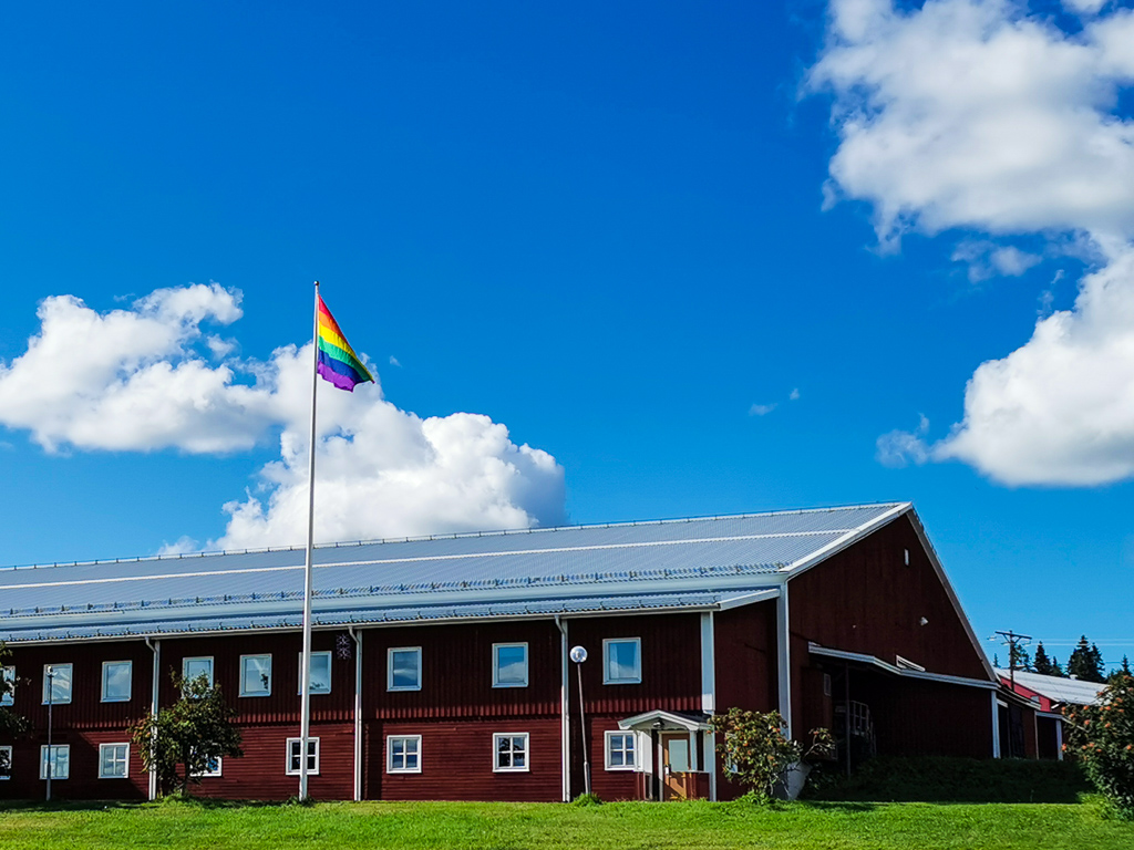 Schlafen auf dem Pferdehof auf dem Olavsweg in Schweden
