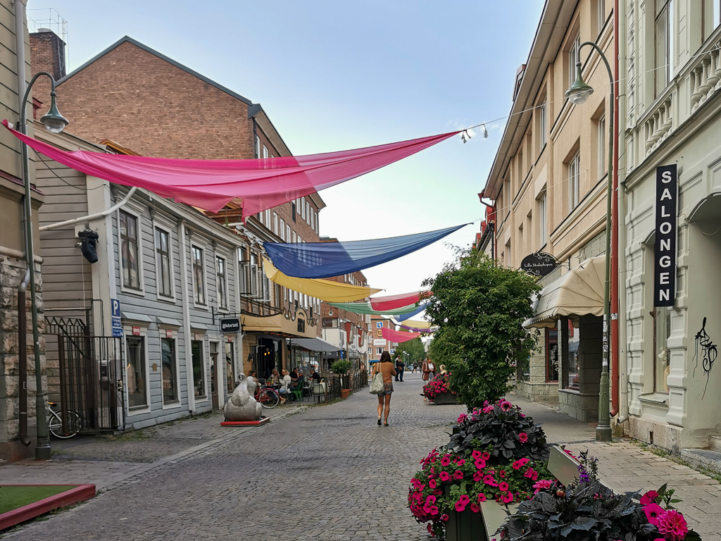 Fußgängerstraße von Östersund