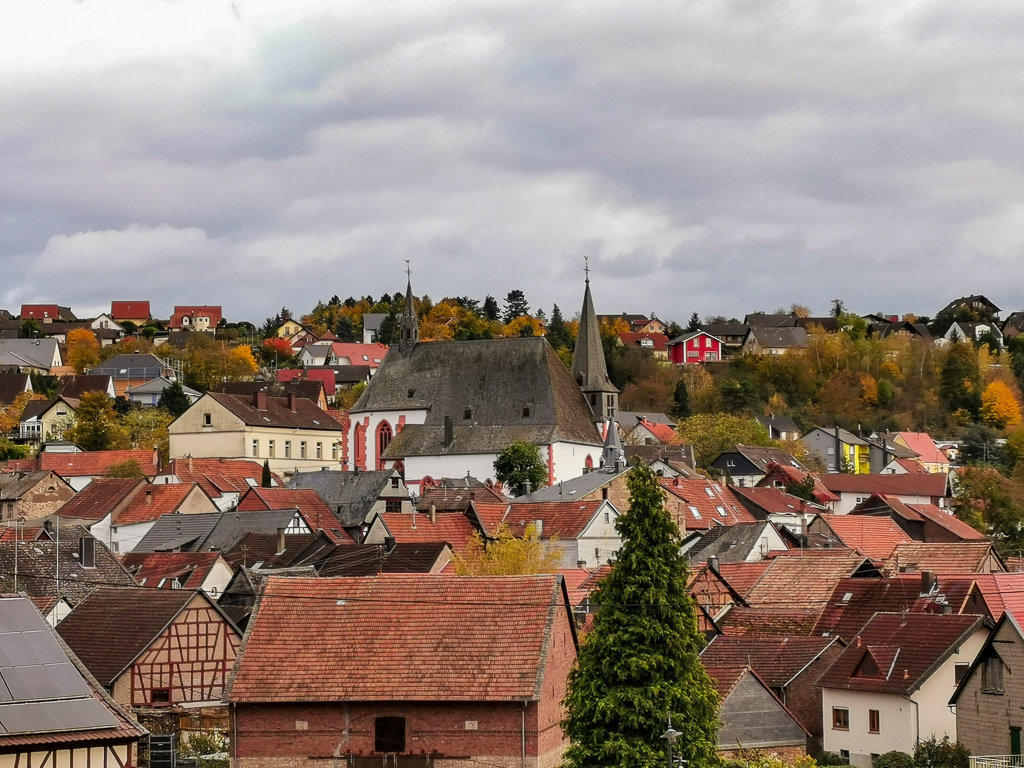 Blick auf Monzingen - Hildegard-von-Bingen-Pilgerwanderweg