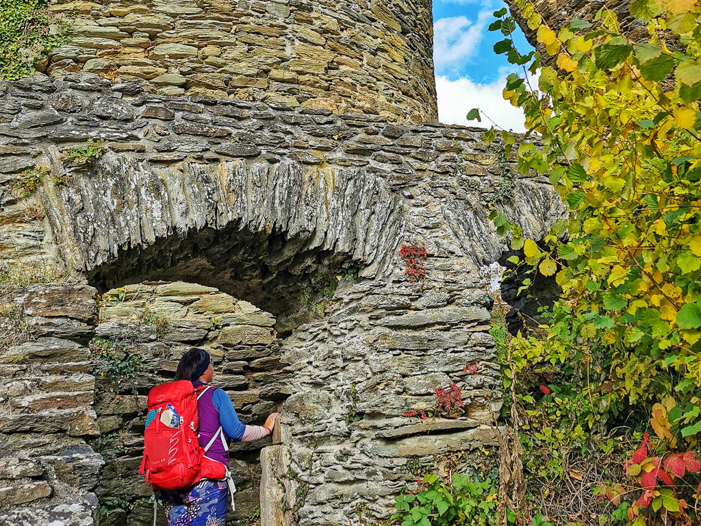 Auf der Dalburg am Hildegard-von-Bingen-Pilgerwanderweg