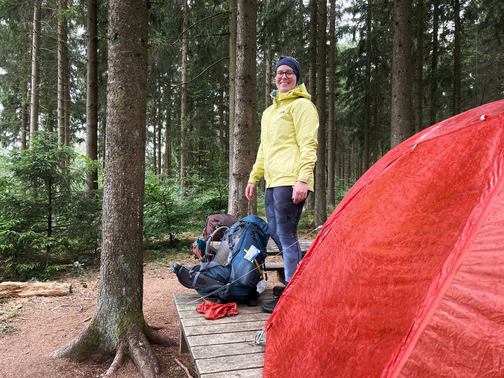 Auf den Trekkingplätzen in der Eifel