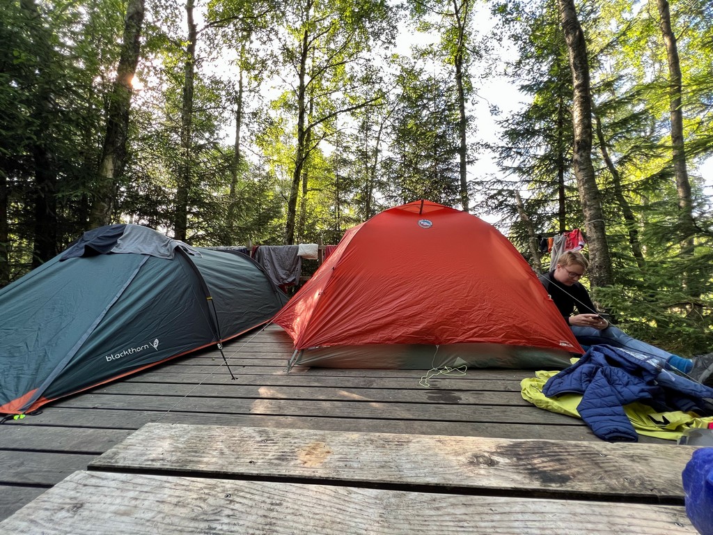 Trekkingplatz in der Eifel