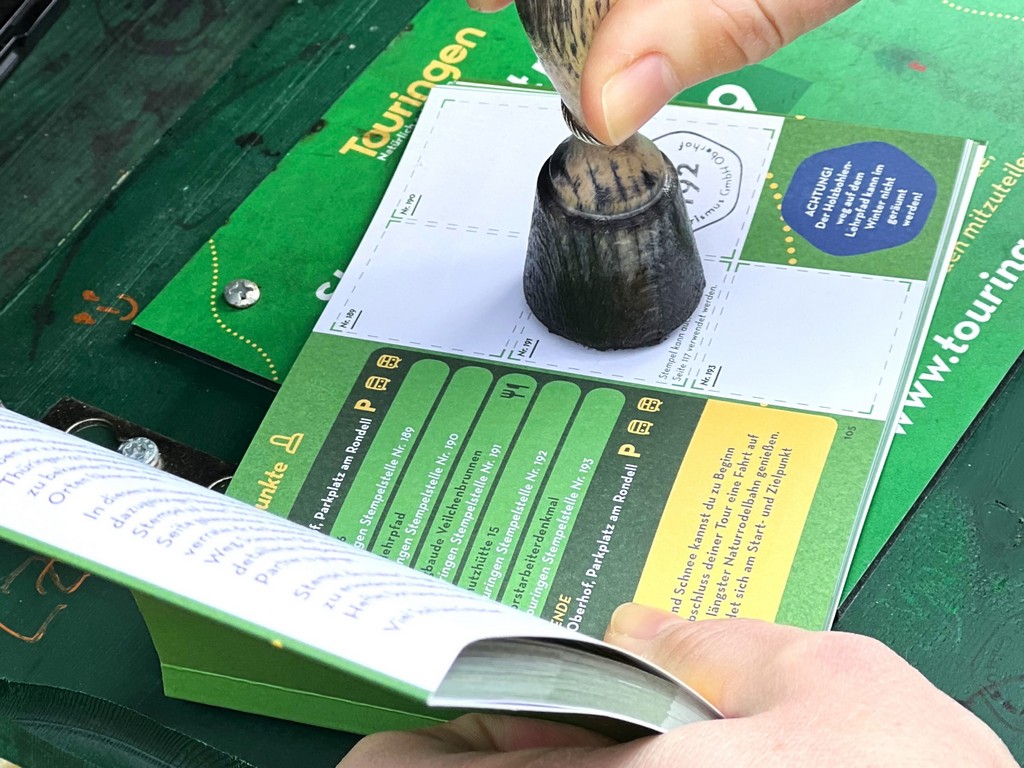 Touringen Stempel sammeln Thüringen Titel