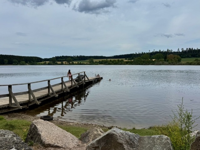 Badestelle am Kirnbergsee